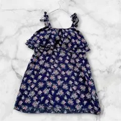 ニッセン＊キャミチュニック　フリル　小花柄　カップ付き　リゾート　LLのサムネイル