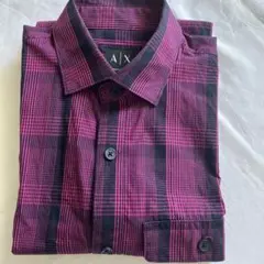 Armani Exchange チェック柄長袖シャツ S/Mのサムネイル