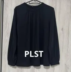 【早い者勝ち】PLST長袖ブラウス ブラック Mのサムネイル