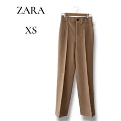 ZARA ザラ　レディース　センタープレスパンツ　スラックス　ワイドシルエット