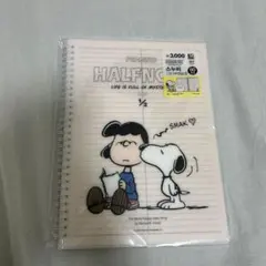 【韓国限定】◼️PEANUTS スヌーピー リングノート 80ページ