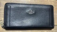 COACH ブラックレザー 長財布