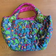 フララニHula Lani ハワイアン中綿キルトナイロントートバッグ