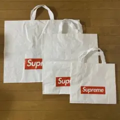 新品　supreme‼️ ショッパー付き Supreme ショッパー 小3枚 - メルカリ