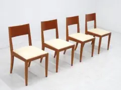 展示品　アルフレックス　KU　ダイニングチェア　4脚セット　モダン　カフェ