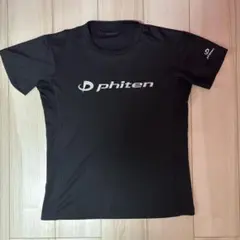 ⭐︎ファイテンTシャツM 黒×シルバー⭐︎のサムネイル