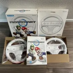 マリオカート Wii ＋ ハンドル（2個）セット　箱付き