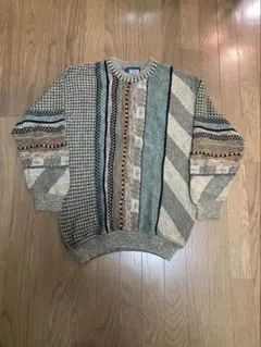 90s　USA製　アートデザイン　スウェット　COOGI系　ビートたけし　レトロ 90s USA製 アートデザイン スウェット COOGI系 ビートたけし