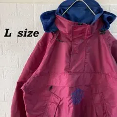 PTS アノラックナイロンジャケット　ハーフジップ　マルーン