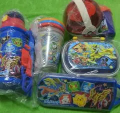 ポケモン　弁当箱　お箸ケース　水筒　遠足