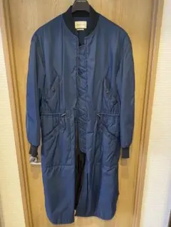 ISABEL MARANT ÉTOILE ネイビー ロングコート ナイロン製