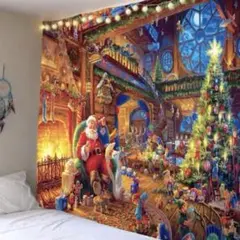 150cmx130cm 特大　大きいサイズ　クリスマス　タペストリー