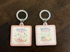 しろたん×はぴだんぶい めじるしアクセサリー アクリルキーホルダー 2個セット