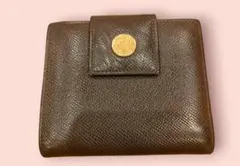ブルガリ Wホック 財布 二つ折り 財布 BVLGARI ブラウン レザーのサムネイル