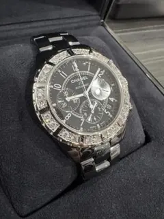 超豪華CHANEL J12 大粒ダイヤベゼル　H0940 41ミリクロ自動巻のサムネイル