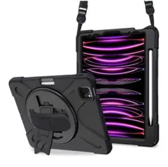 ProCase iPad Pro 12.9 360度回転ハンドストラップ付き