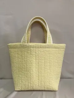 ヌビバッグ　トートバッグ(カナリアイエロー)手提げ用