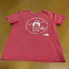 THE NORTH FACE 赤 Tシャツ 140