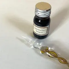 イタリア製 RUBINATO ガラスペン インクセット