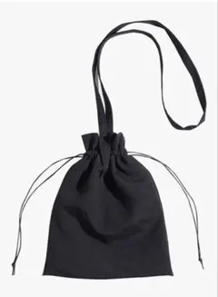 STILL BY HAND 25SS Cloth pouch 巾着インクブラック