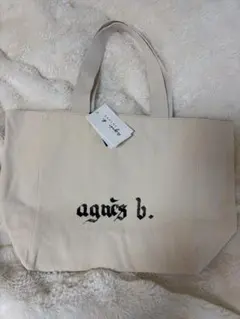 本物　agnes b. ロゴ入り　キャンバス　アニエスベー　トートバッグ　APC