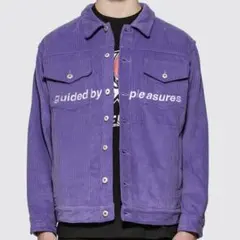PLEASURES プレジャー コーデュロイジャケット パープルのサムネイル