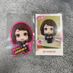 ヒロアカ 麗日お茶子 るかっぷ ダイカットステッカー すなっぷカード 2枚セット