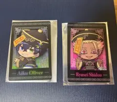 ブルーロック スマイルベースカフェ 特典 チェキ風カード オリヴァ愛空、士道龍聖