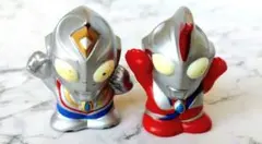 ウルトラマン フィギュア 2個セット　ソフビ