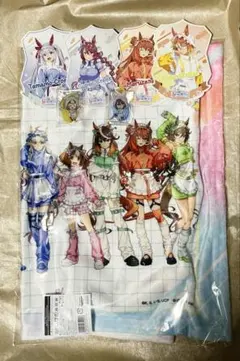 ウマ娘　ガラポン　ブランケット　ダイカット　シングレ　ミニアクスタ