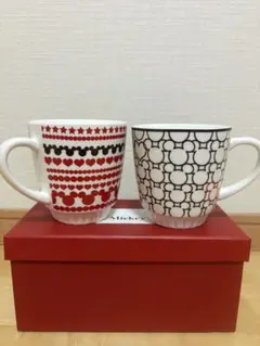 ミッキーマウスマグカップ2個セット