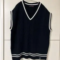 lovetoxic ニットベスト ブラック M