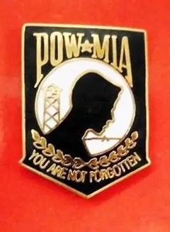 米軍用/ POW-MIA ピンバッジ YOU ARE NOT FORGOTTEN
