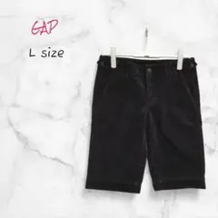 GAP ハーフパンツ コーデュロイ L ブラック 送料無料 古着