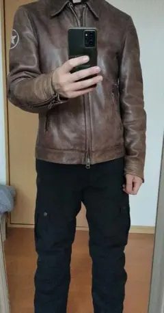 レザージャケット　ライダースサイズ50 いい味出ています　本革