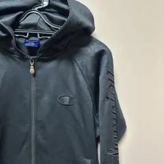 Champion チャンピオン ジップパーカー メンズ ブラック S フルジップ