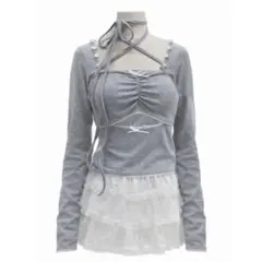 lillilly トップス キャミソール グレー セットのサムネイル