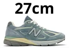 AURALEE×New Balance 990v4 BLUE 27cm