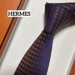 超美品】エルメス 現行 H柄 ファソネ ストライプ調 ワインレッド