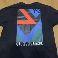 【完売モデル】Y-3 ワイスリー マルチブロック フロントロゴプリント Lサイズ