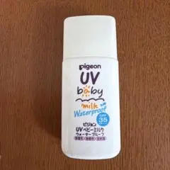 Pigeonピジョン　日焼け止めUVベビーミルクウォータープルーフSPF35のサムネイル