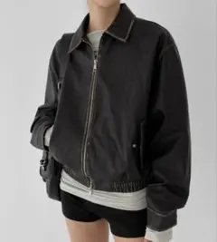 BLACKUP ヴィンテージ　レザージャケット