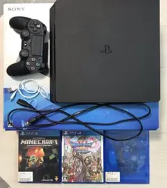 PS4 本体 500GB ジェットブラック(+ソフト3本)