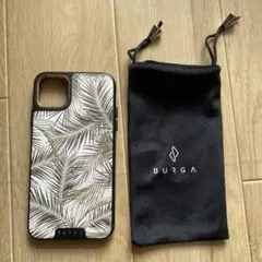 BURGA ELITE 植物柄ケース ポーチ付き