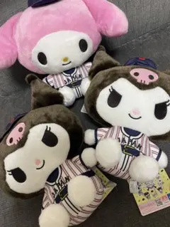 【バラ売りOK‼️】侍ジャパン✖️サンリオ　BIGぬいぐるみ　クロミ／マイメロディ