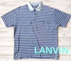 【イタリア製】LANVIN ランバン ポロシャツ FILO SCOZIA Ｌのサムネイル