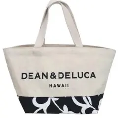 ディーン&デルーカ DEAN&DELUCA ハワイ 限定 ハイビスカス柄　黒
