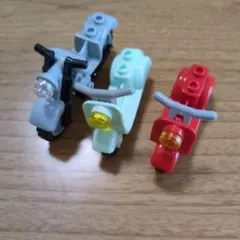 LEGO　バイク＆スクーター3台