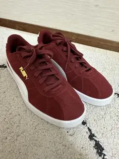 PUMA スエード スニーカー ワインレッド
