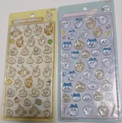 ちいかわボンボンドロップ ハチワレうさぎシール 2シートセット